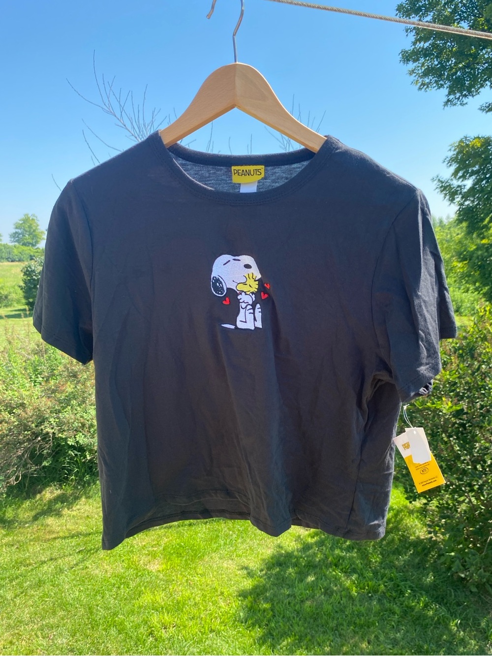 Bluenotes Snoopy Cropped T Shirt